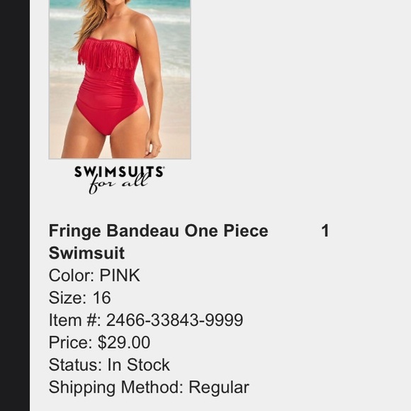 Swimsuits For All one piece 16 - Picture 4 of 8